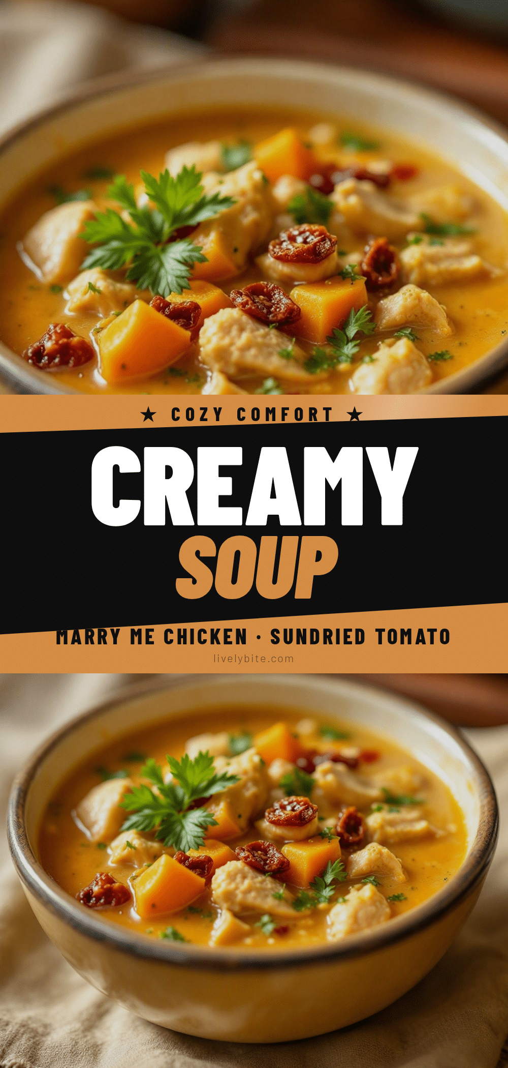 creamy marry me chicken soup recipe