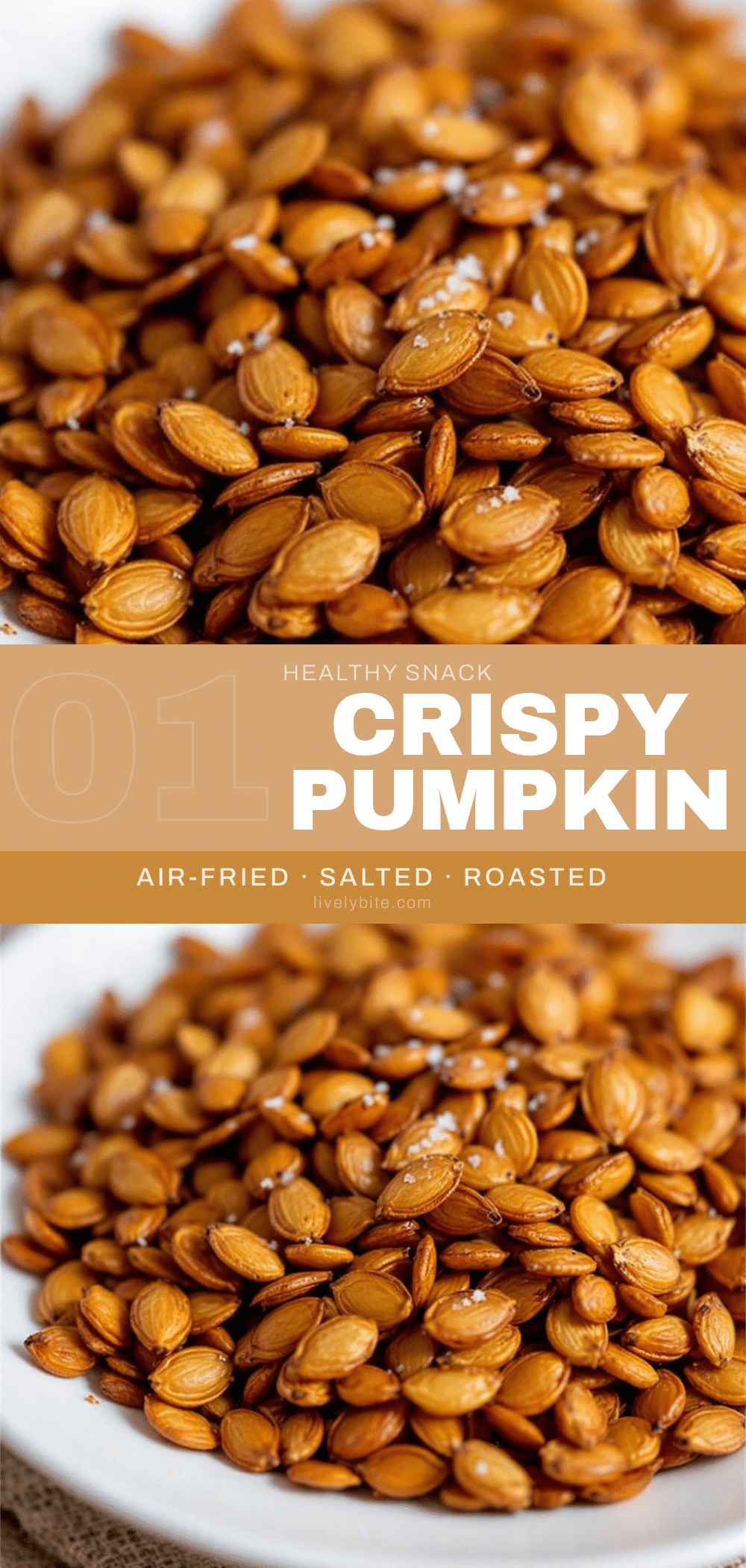 crispy air fryer roasted pumpkin seeds recipe