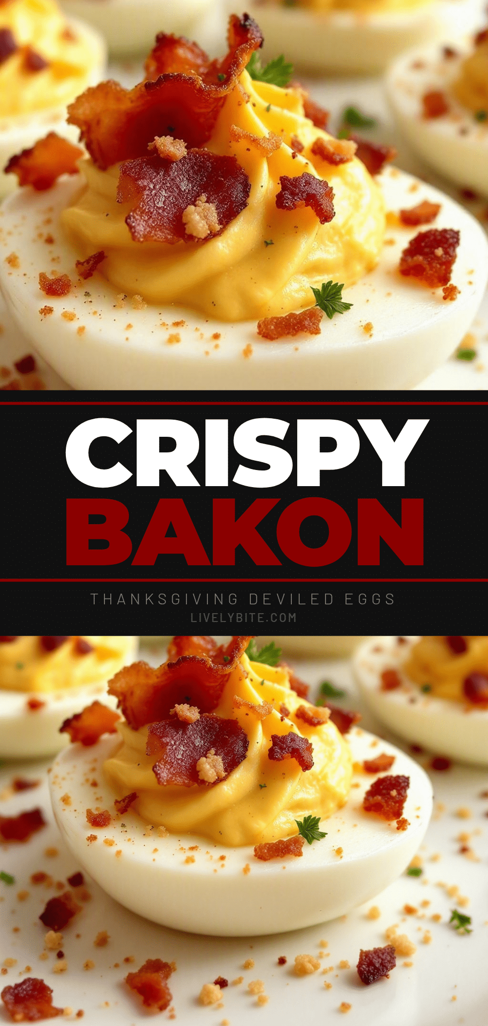 crispy bacon deviled eggs recipe