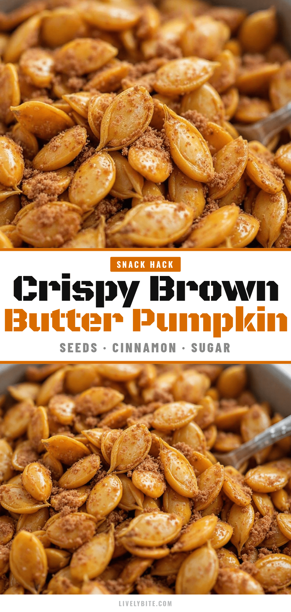 Crispy Brown Butter Baked Pumpkin Seeds recipe