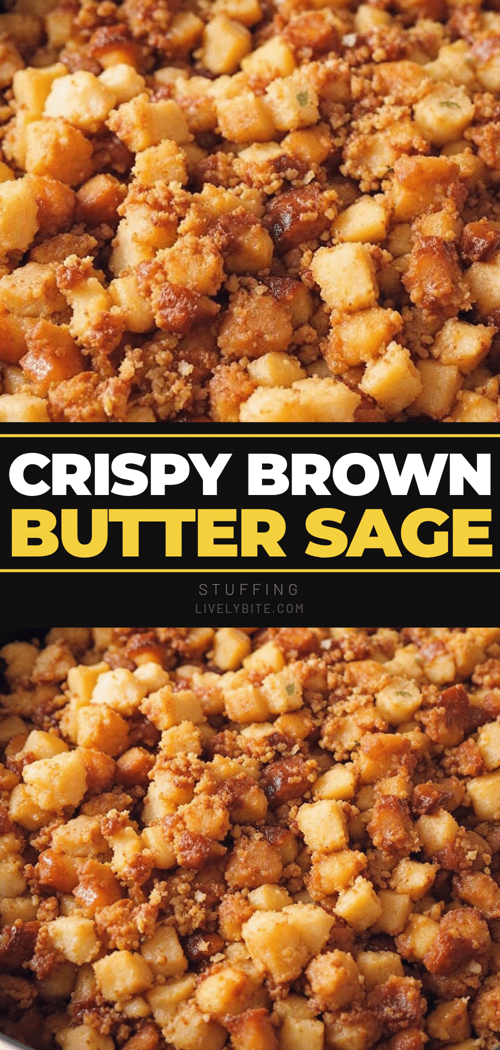 crispy brown butter sage stuffing recipe