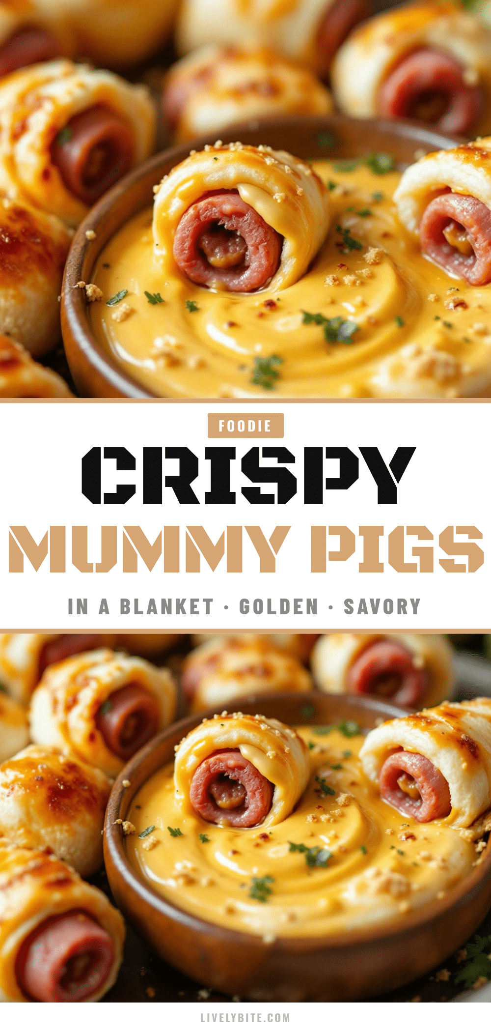 Crispy Mummy Pigs in a Blanket recipe