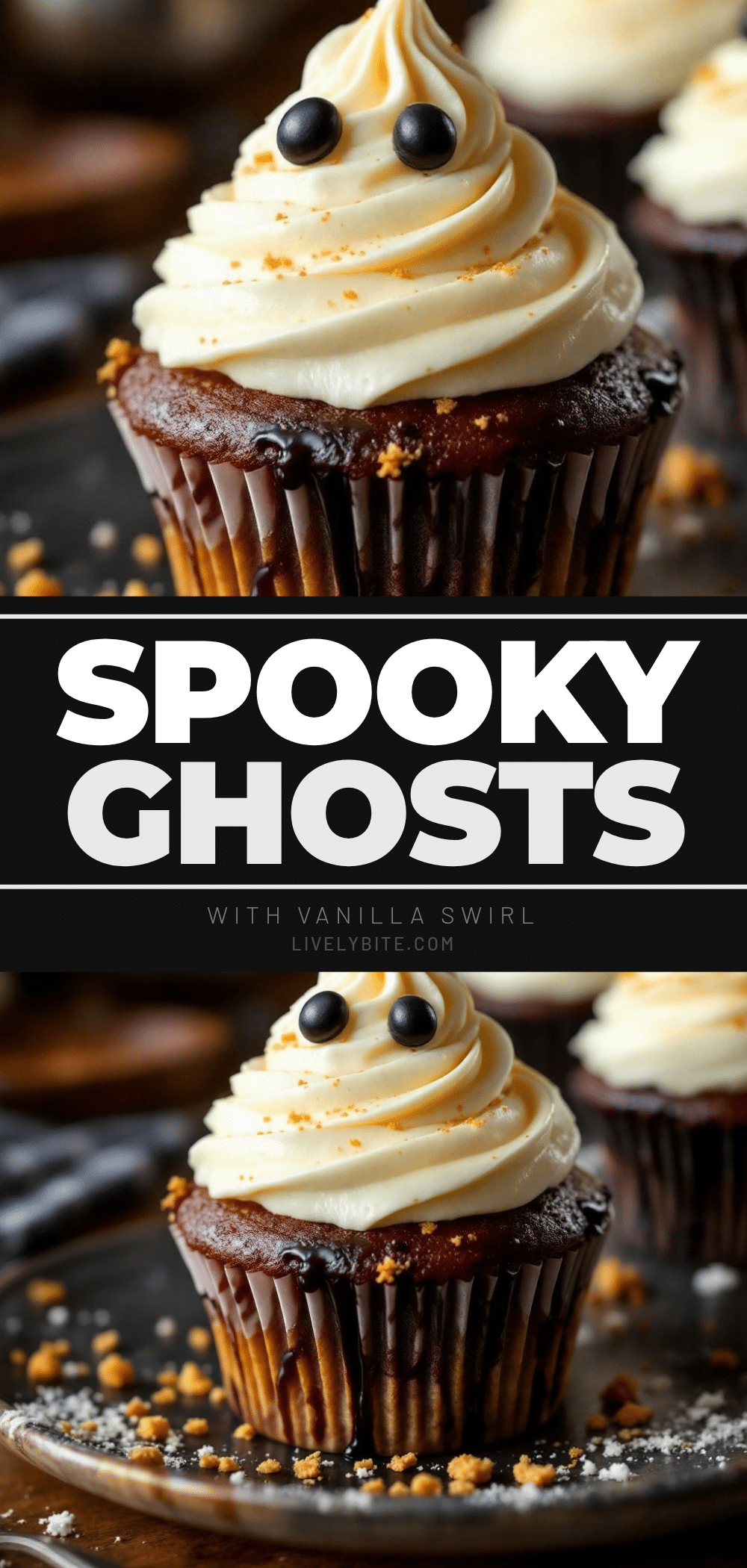 Fluffy Ghost Cupcakes recipe