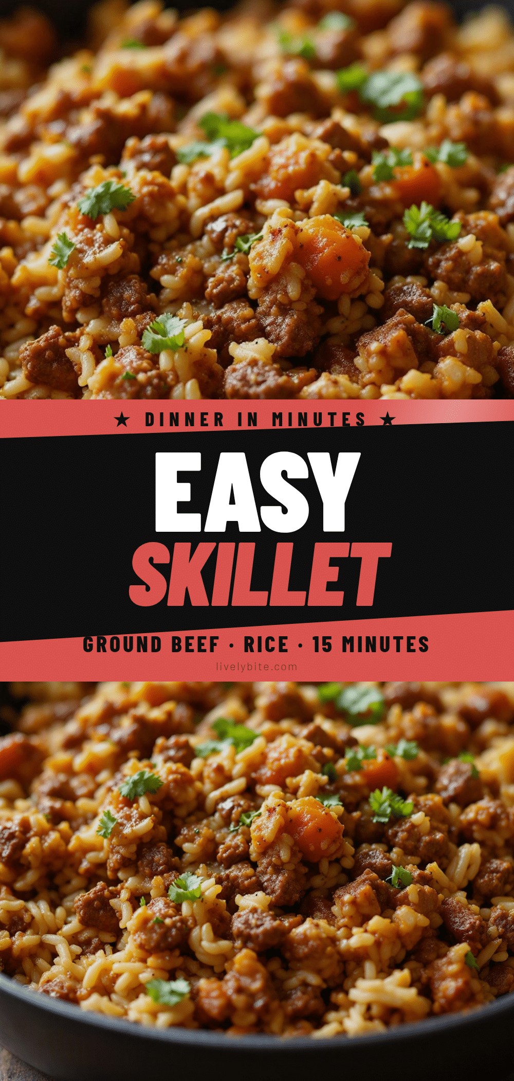 ground beef and rice skillet recipe