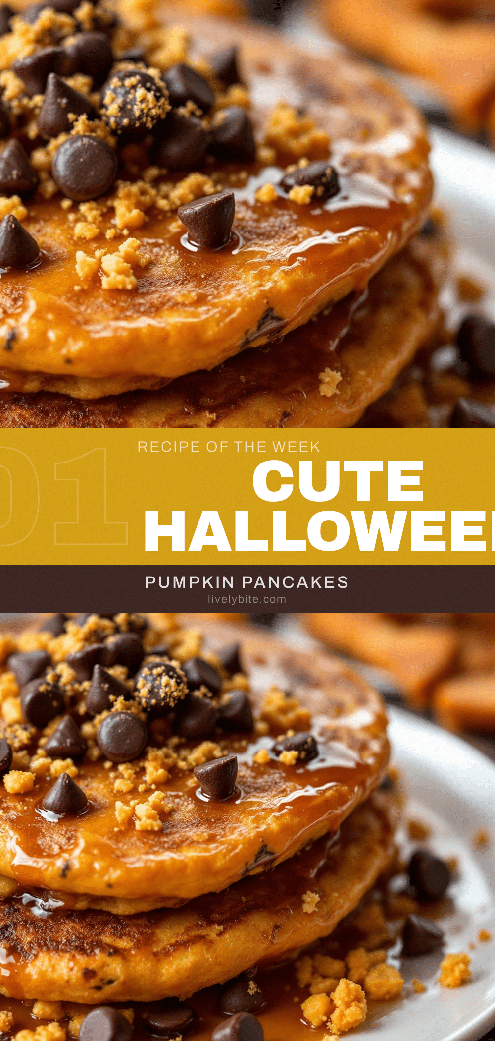 halloween pumpkin pancakes recipe
