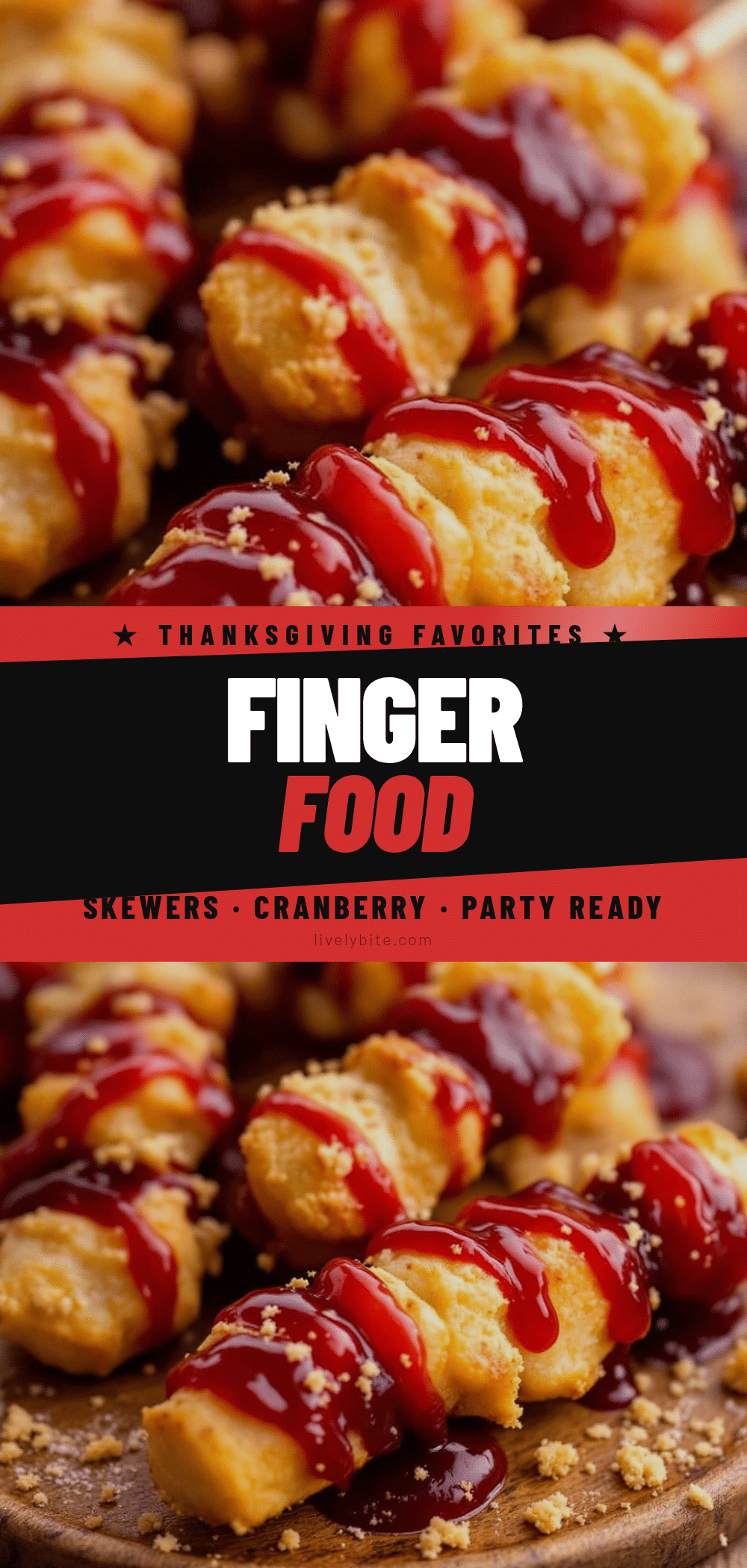 thanksgiving finger food skewers recipe